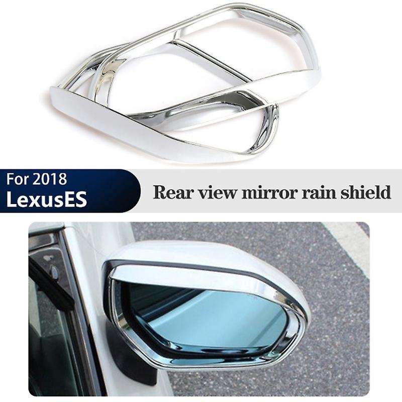 for Es Es200 Es250 Es300H Es350 2018 2019 2020 Car Rearview Mirror Rain Eyebrow Cover Trim Stickers