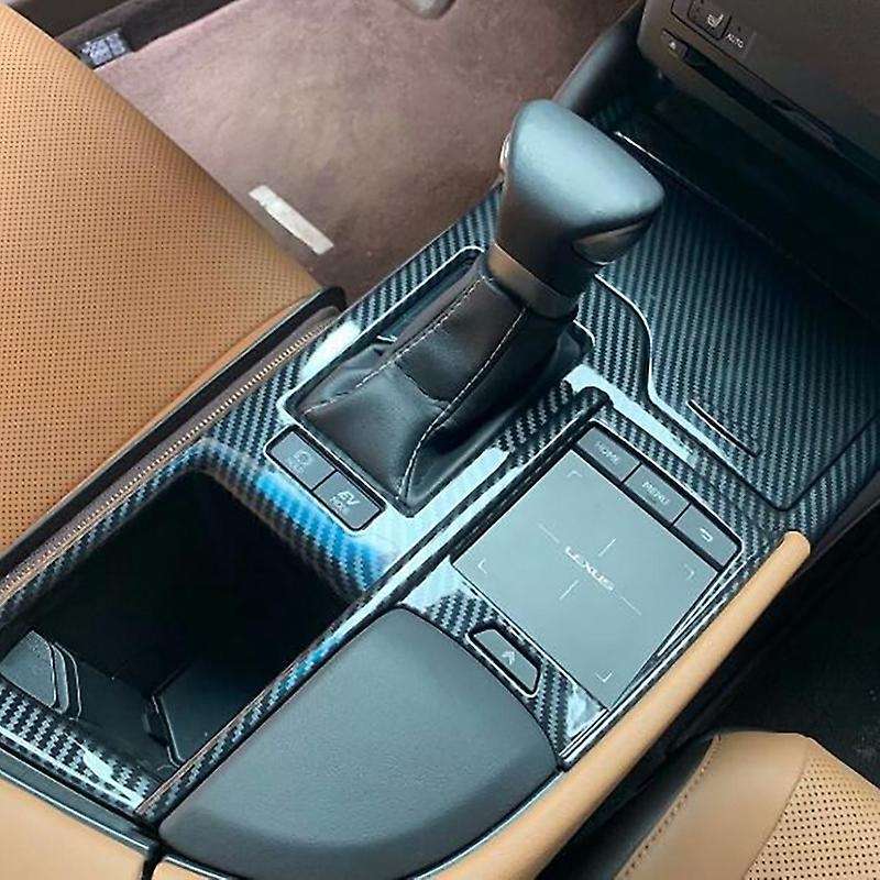 for ES350 ES300H 2019 2020 2021 Parts of Gear Control Panel Trim Carbon Fiber Frame