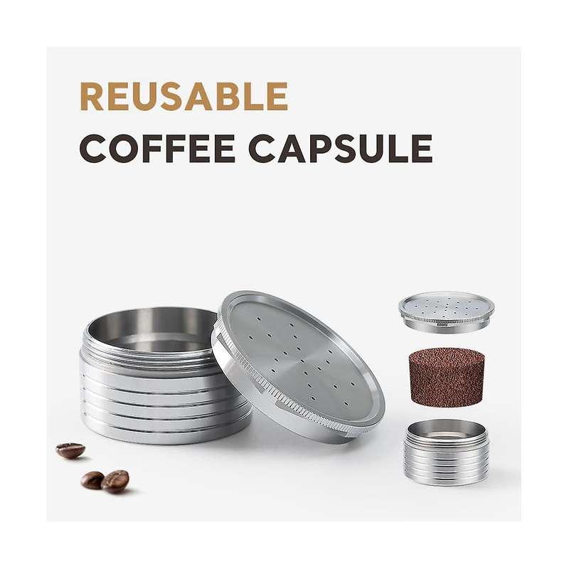 for Essse Espresso Caffe - S.12 Machine Stianless Steel Reusable Coffee Capsule Espresso Coffee Filt