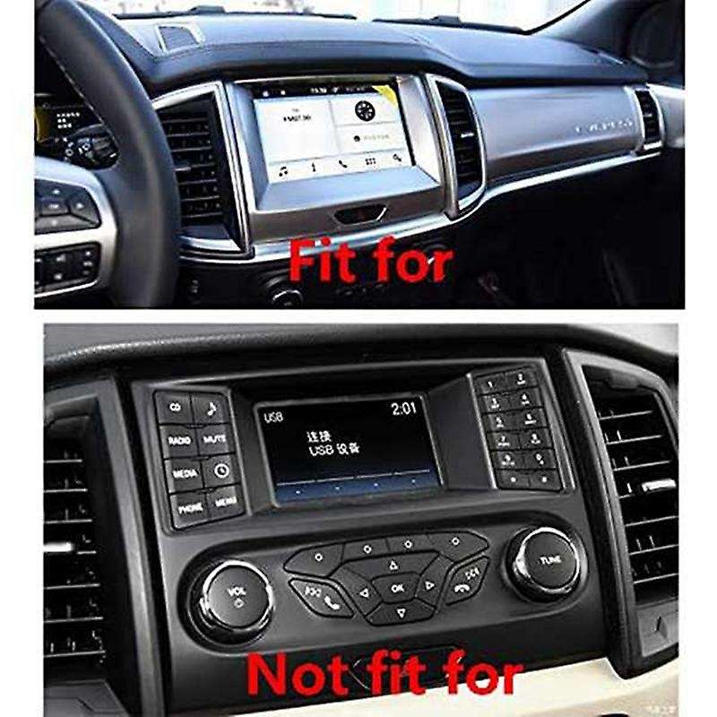 for Everest Endeavor 2015+ Center Console Switch Button & Navigation Panel Cover Trim Frame Car Acce