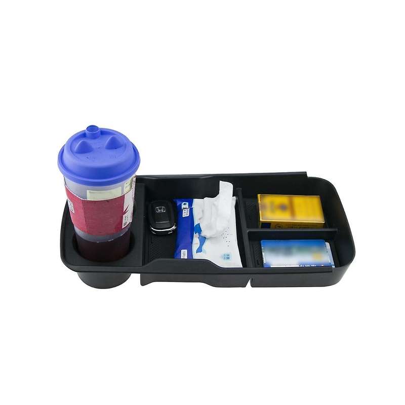 for Ev6 2022 2023 Armrest Storage Box Console Central Organizer Tray Interior Accessories Black