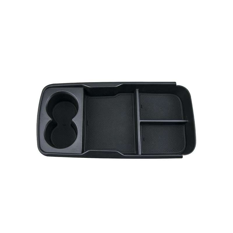 for Ev6 2022 2023 Armrest Storage Box Console Central Organizer Tray Interior Accessories Black