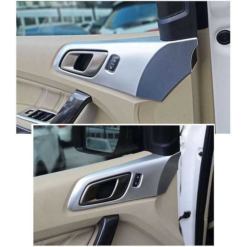 for Everest Endeavor 2015-2021 Car Inner Door Handle Bowl Cover Trim Frame Decorator Sticker Accesso