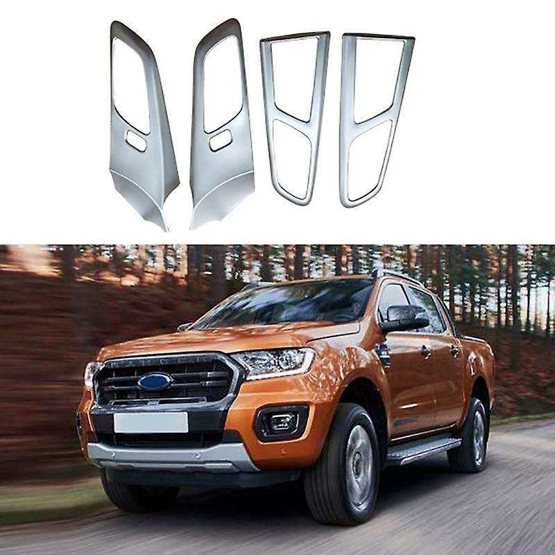 for Everest Endeavor 2015-2021 Car Inner Door Handle Bowl Cover Trim Frame Decorator Sticker Accesso