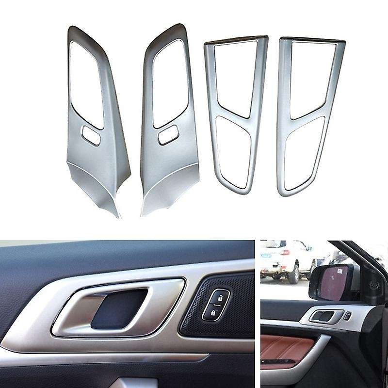 for Everest Endeavor 2015-2021 Car Inner Door Handle Bowl Cover Trim Frame Decorator Sticker Accesso