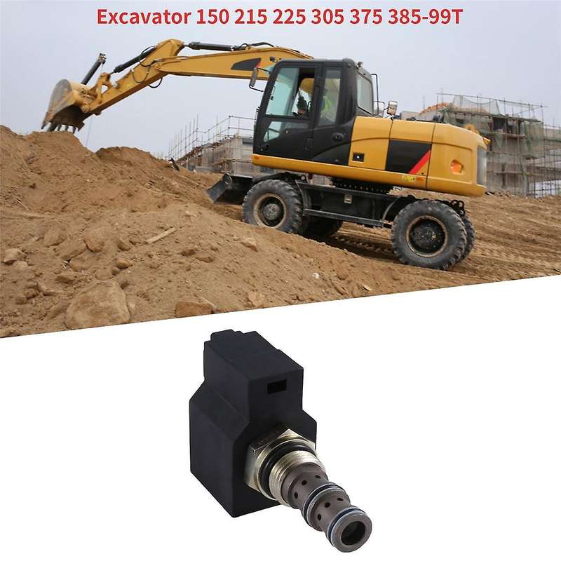 for Excavator 150 215 225 305 375 385-9/9t Pilot Safety Lock Solenoid Valve Coil Accessories
