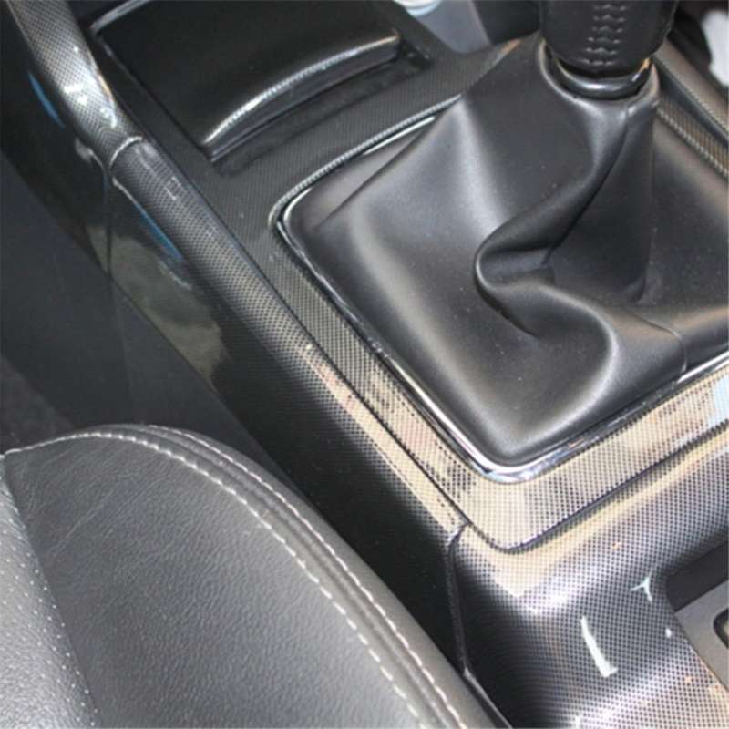for EX 2010-2016 Car Central Control Side Gear Shifter Panel Cover Trim Accessories ,ABS Carbon Fibe