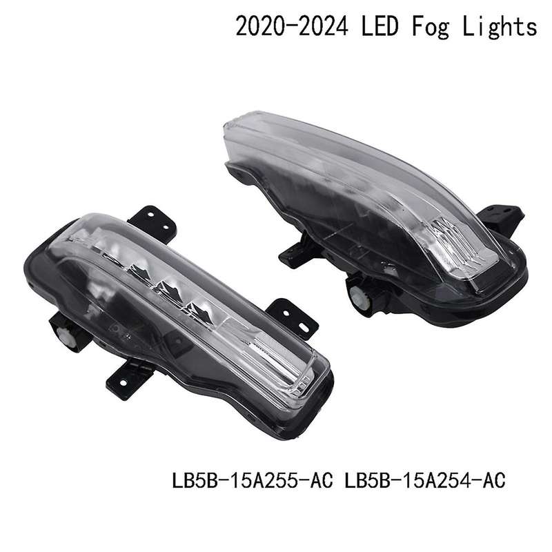 for Explorer 2020-2024 Left LED Fog Lights Front Bumper Lamps LED Daytime Running Lights LB5B-15A255