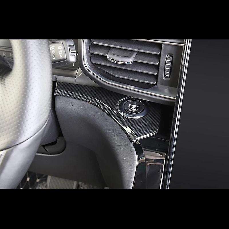 for Explorer 2020 3PCS Carbon Fiber ABS Car Dashboard Trim Console Panel Molding Cover