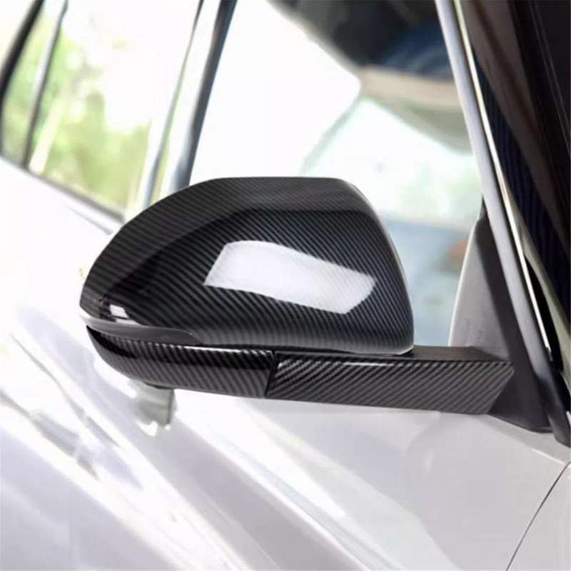 for Explorer 2020 2021 2022 2023 Exterior Side Mirror Caps Mirror Cover Trim Accessories (Carbon Fib