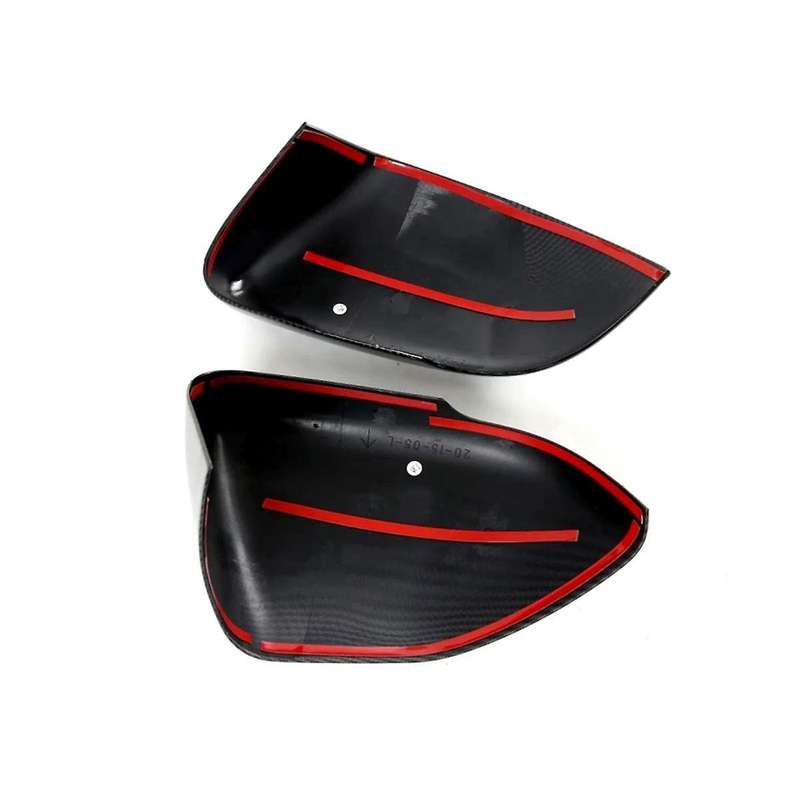 for Explorer 2020 2021 2022 2023 Exterior Side Mirror Caps Mirror Cover Trim Accessories (Carbon Fib