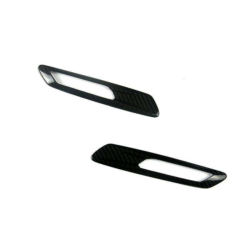 for F10 5 Series 520 525 2011-2013 Carbon Fiber Front Side Light Eyebrow Eyelid Sticker Trim