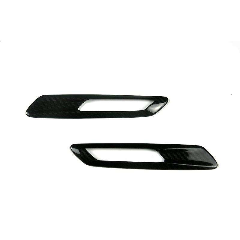 for F10 5 Series 520 525 2011-2013 Carbon Fiber Front Side Light Eyebrow Eyelid Sticker Trim