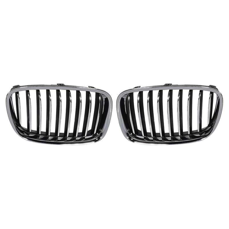 for  F07 5 Series GT 520 528 530 535 550 2010-2017 Chrome Front Bumper Hood Kidney Grill Grille
