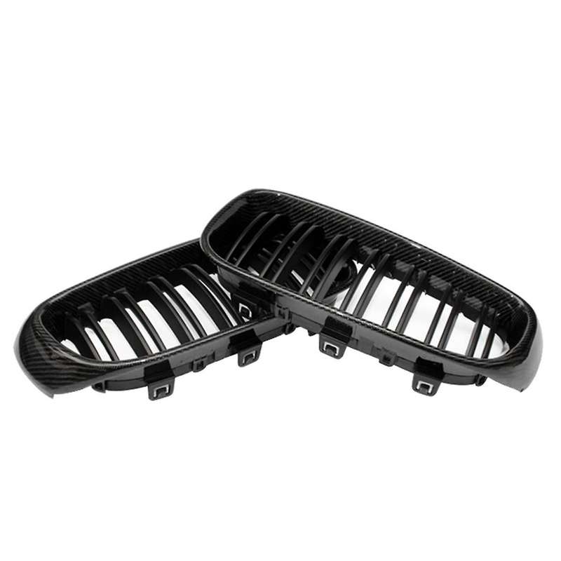 for F07 5 Series Gt 520 528 530 535 550 2010-2017 Chrome+black Front Bumper Hood Kidney Grill Grille
