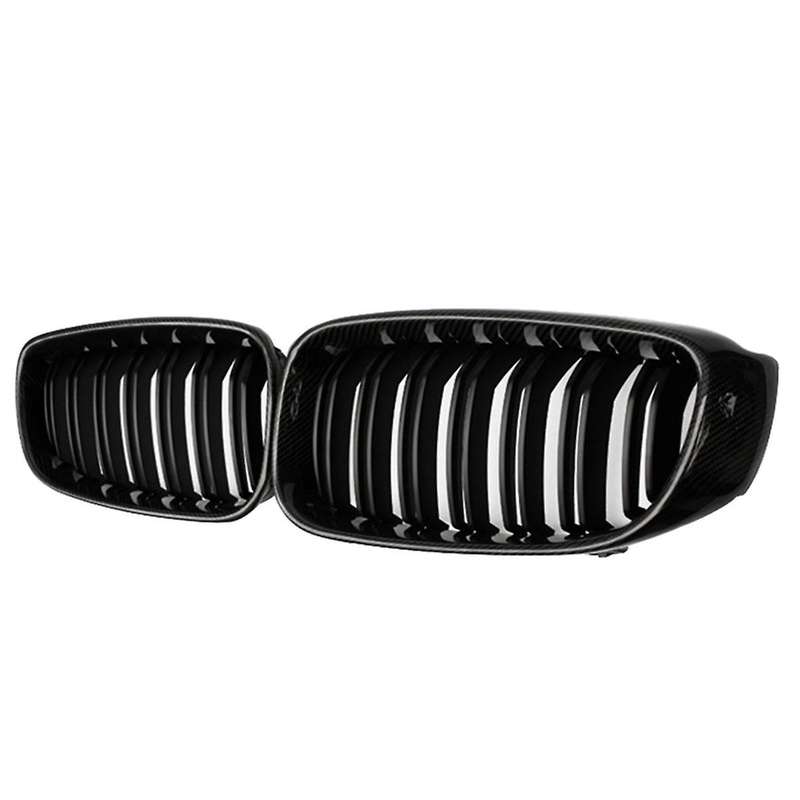 for F07 5 Series Gt 520 528 530 535 550 2010-2017 Chrome+black Front Bumper Hood Kidney Grill Grille
