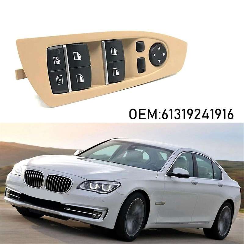 for F01 F02 F03 F04 740I 750Li 760Li Power Master Window Switch Button 61319241916