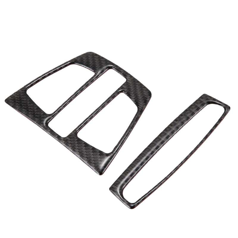 for F20 F30 F34 F32 X5 F15 X6 F16 X1 F48 Carbon Fiber Interior Trim Car Reading Light Frame Stickers