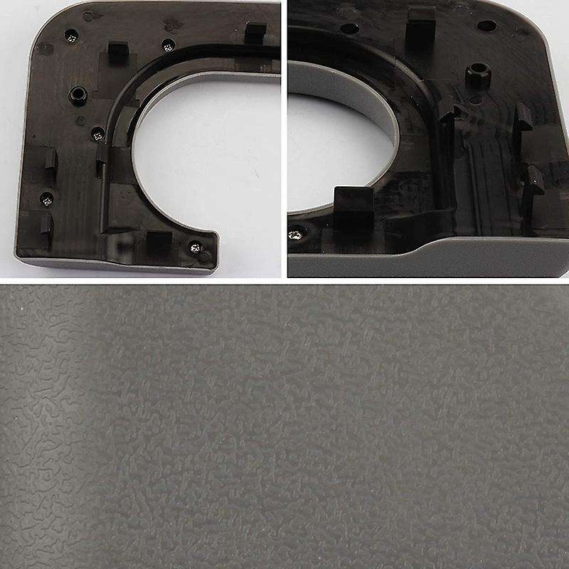 for F250 F350 F450 1999-2010 Rear Center Console Cup Holder Central Armrest Cushion Assembly, Gray