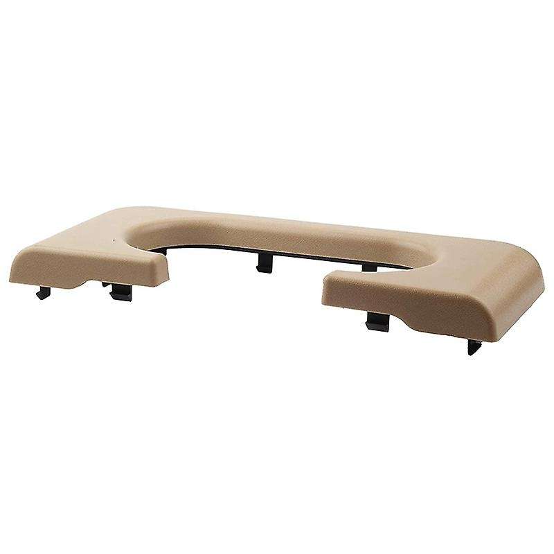 for F250 F350 F450 1999-2010 Rear Center Console Cup Holder Central Armrest Cushion Assembly, Beige
