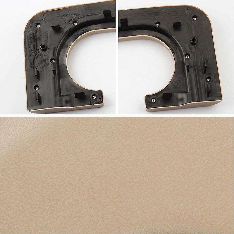 for F250 F350 F450 1999-2010 Rear Center Console Cup Holder Central Armrest Cushion Assembly, Beige