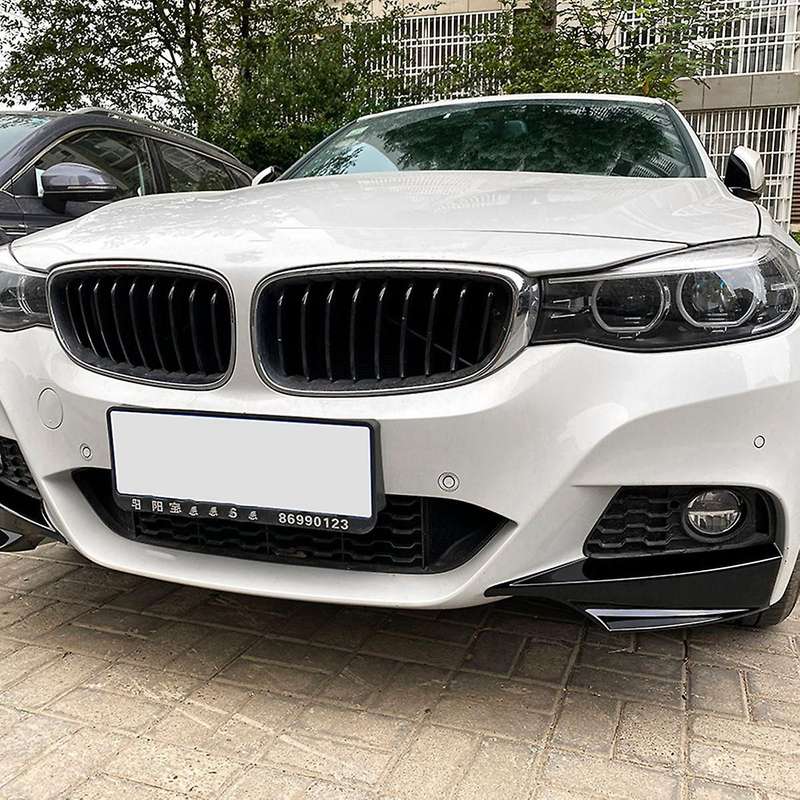 for F34 GT Front Bumper Lip Diffuser Splitter Spoiler Protector 325D 328I 335D 335I 2014-2019 Black