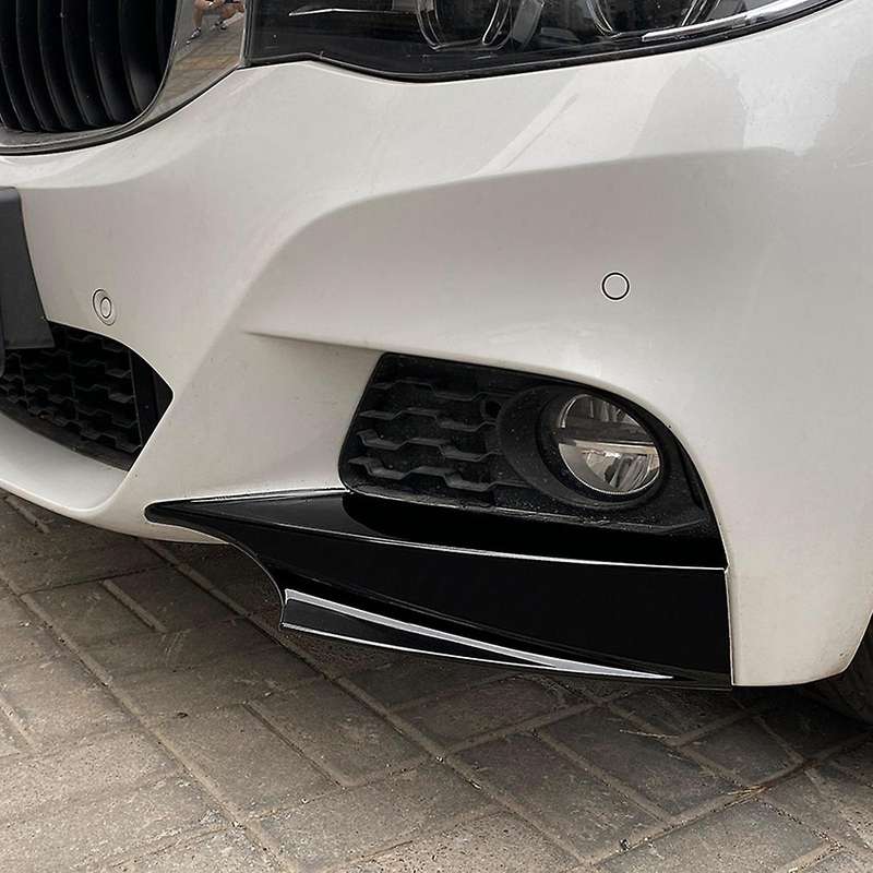 for F34 GT Front Bumper Lip Diffuser Splitter Spoiler Protector 325D 328I 335D 335I 2014-2019 Black