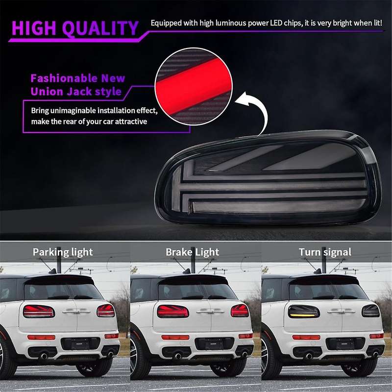 for F54 JCW 2015-2020 Tail Light Assembly Sequential Turn Signal Brake Reverse Light,Left