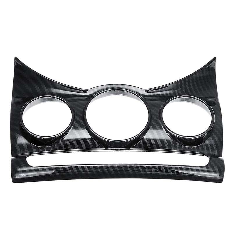 for F55 F56 F57 ABS Carbon Fiber Car Center Console Trim Air Switch Cover Interior Accessories