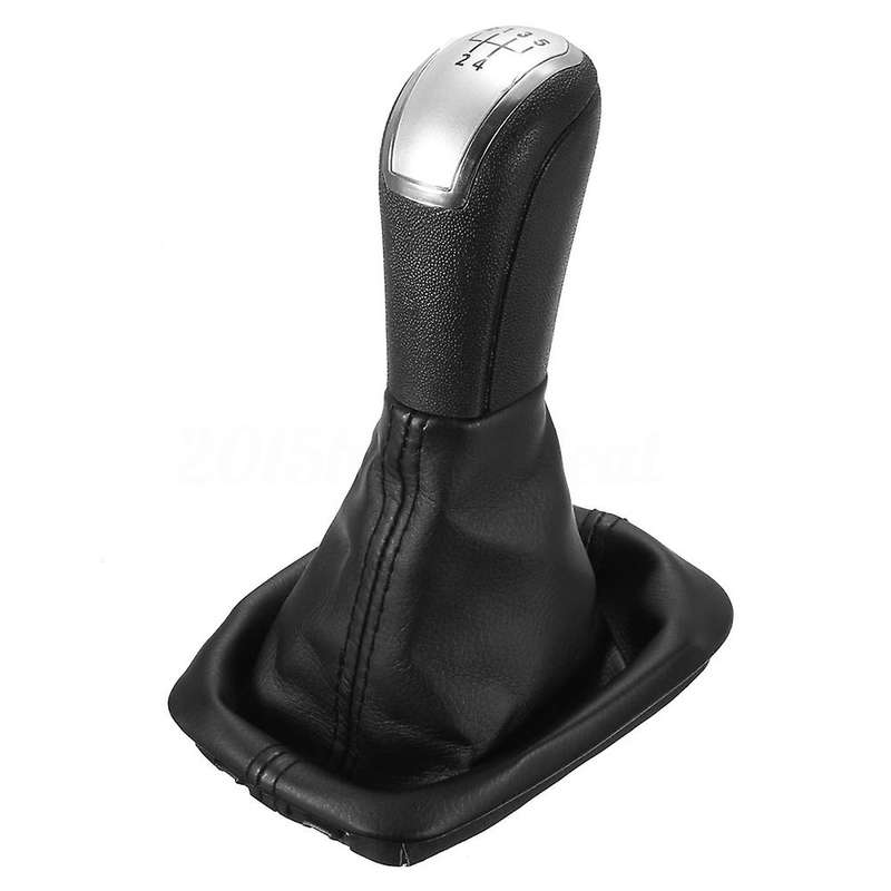 for FABIA I MK1 99-07 GEAR SHIFT STICK KNOB 5 SPEED BLACK 6Y0711113HJTZ