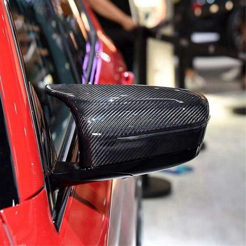 for F90 M5 F91 F92 M8 2018-2022 Real Carbon Fiber Rearview Mirror Cover Add On
