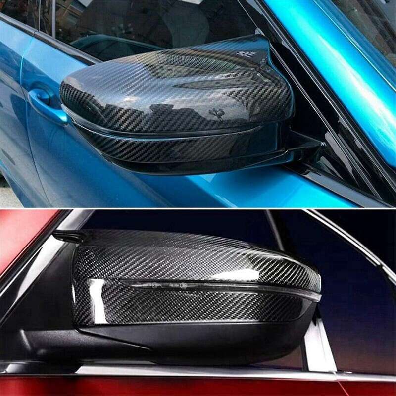 for F90 M5 F91 F92 M8 2018-2022 Real Carbon Fiber Rearview Mirror Cover Add On