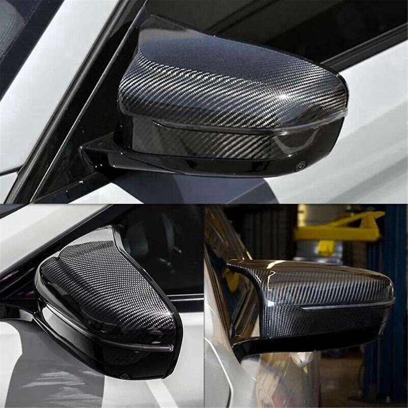 for F90 M5 F91 F92 M8 2018-2022 Real Carbon Fiber Rearview Mirror Cover Add On