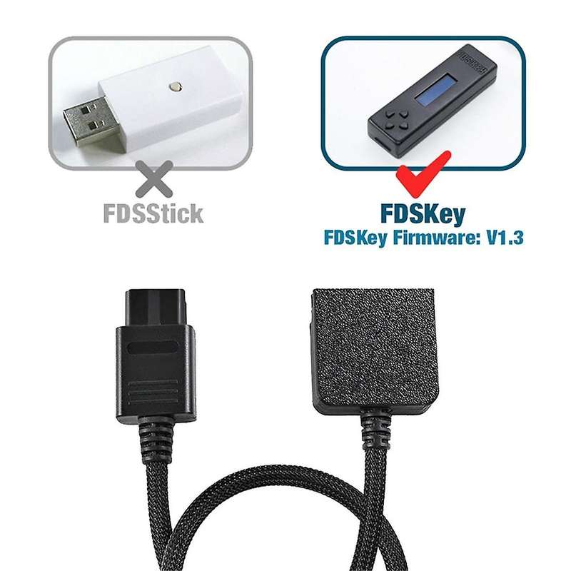 for FDSKey Emulator Cable Adapter Hot Swap for Twin Famicom AN-505-RD AN-505- Emulator Cable Adapter