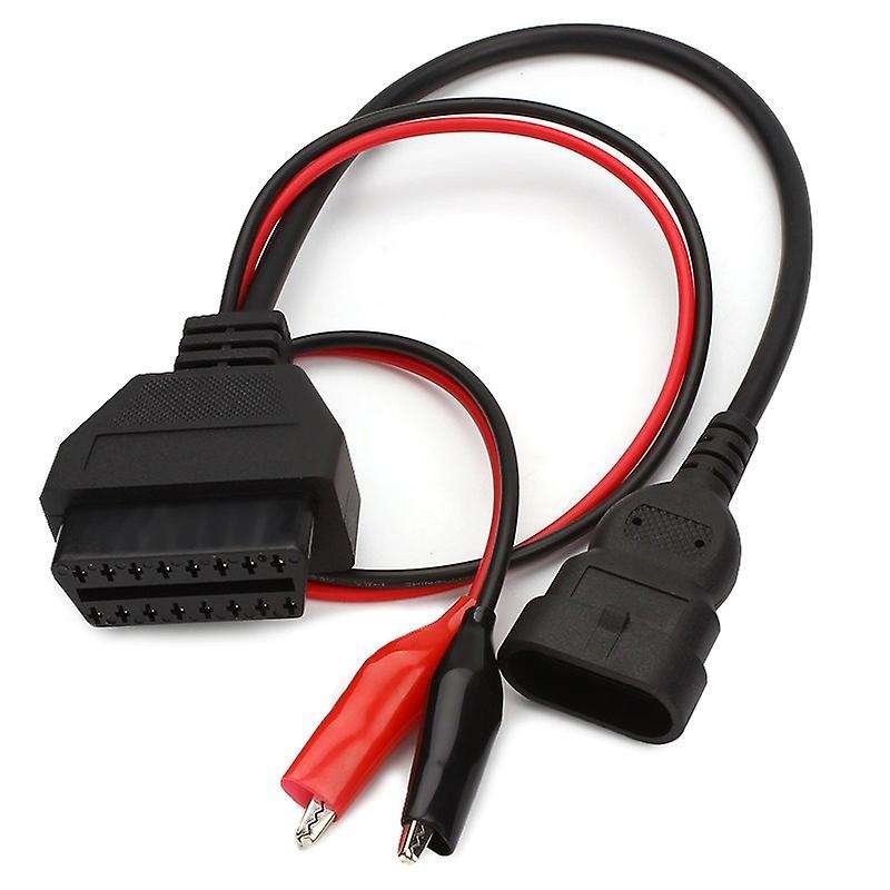 for Fiat 3 Pin Alfa Lancia to 16 Pin Obdii Obd2 Obd-ii Connector Adapter Auto Car Cable Obd for Fia