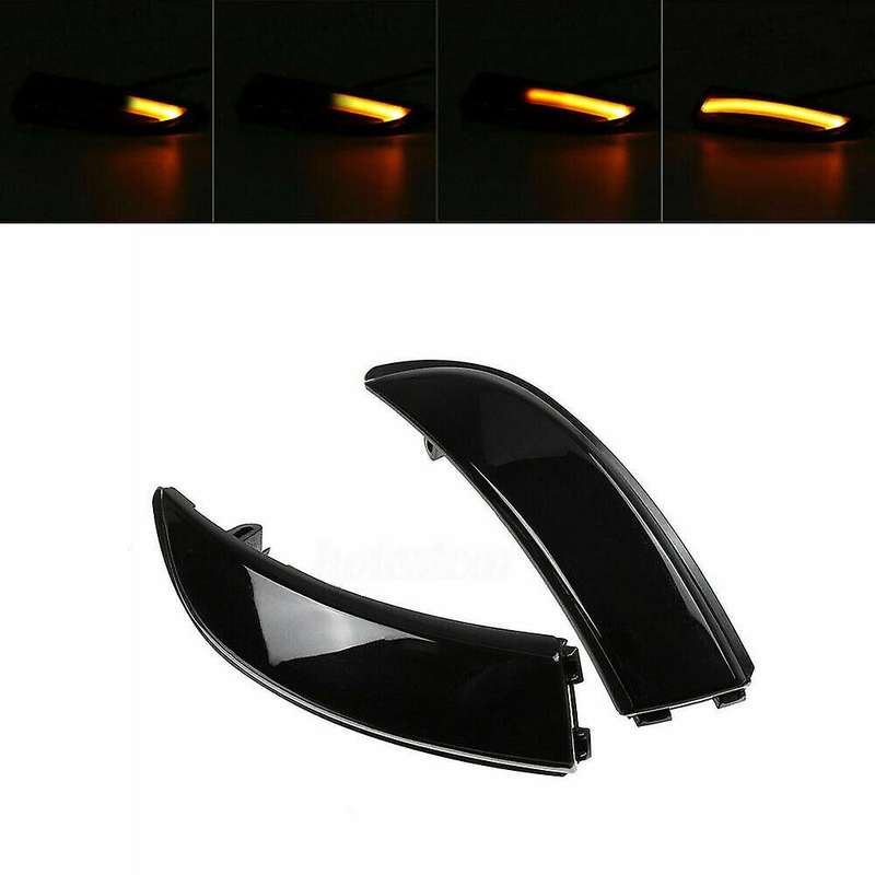 for Fiesta 08-17 Flowing Turn Signal Light LED Side Wing Rearview Mirror Dynamic Indicator Blinker R