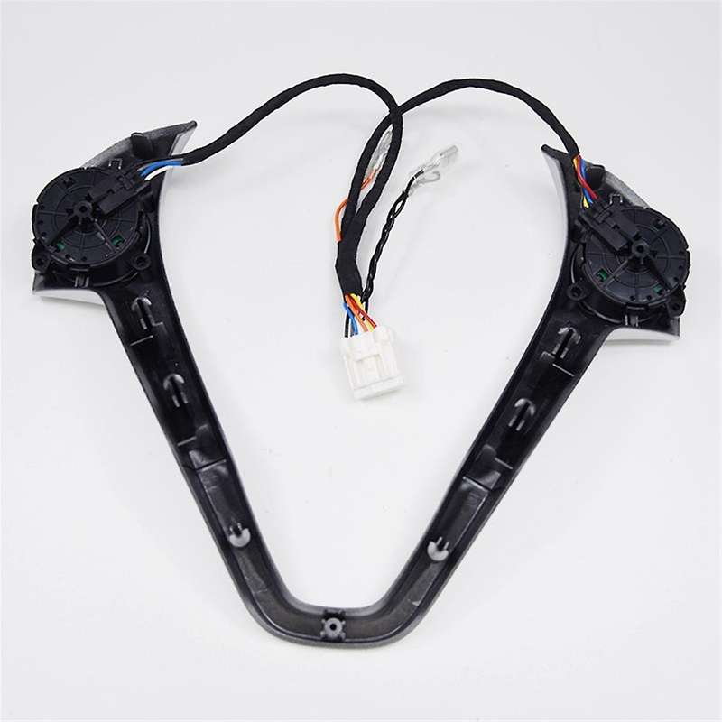 for Fiesta MK7 MK8 Escort Ecosport Car Blue LED Cruise Switch Button with Steering Wheel Trim Frame