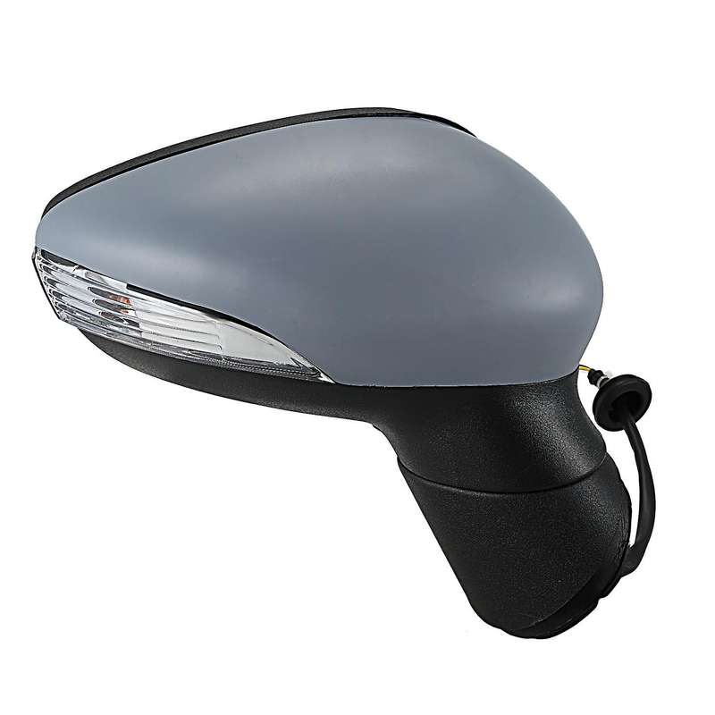 for Fiesta Mk7 2008 - 2012 Electric Wing Door Mirror Primed Right Drivers Side