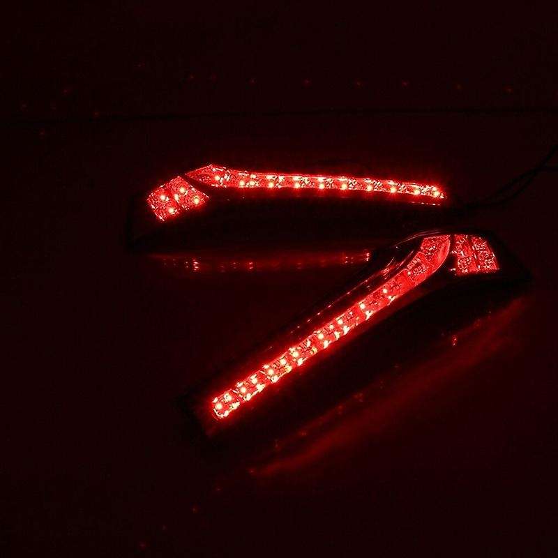 for Fit Jazz 2014 2015 Red LED Rear Pillar Tail Brake Light Lamp