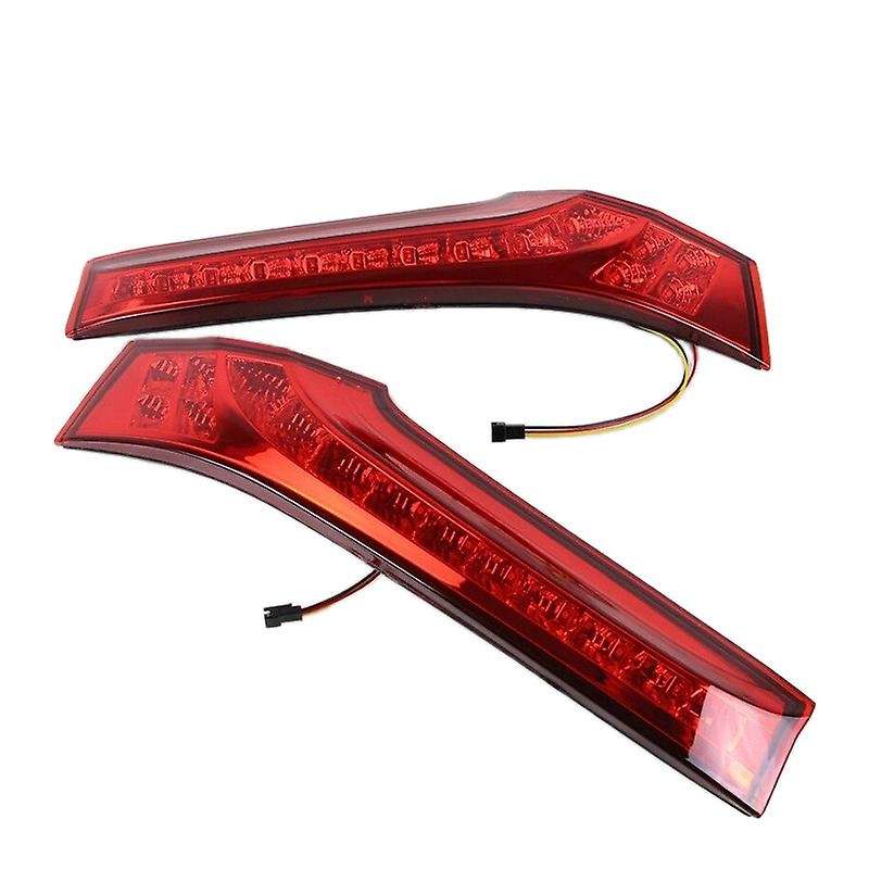 for Fit Jazz 2014 2015 Red LED Rear Pillar Tail Brake Light Lamp