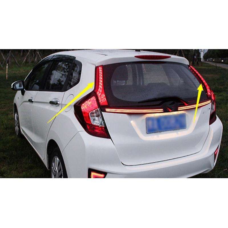 for Fit Jazz 2014 2015 Red LED Rear Pillar Tail Brake Light Lamp