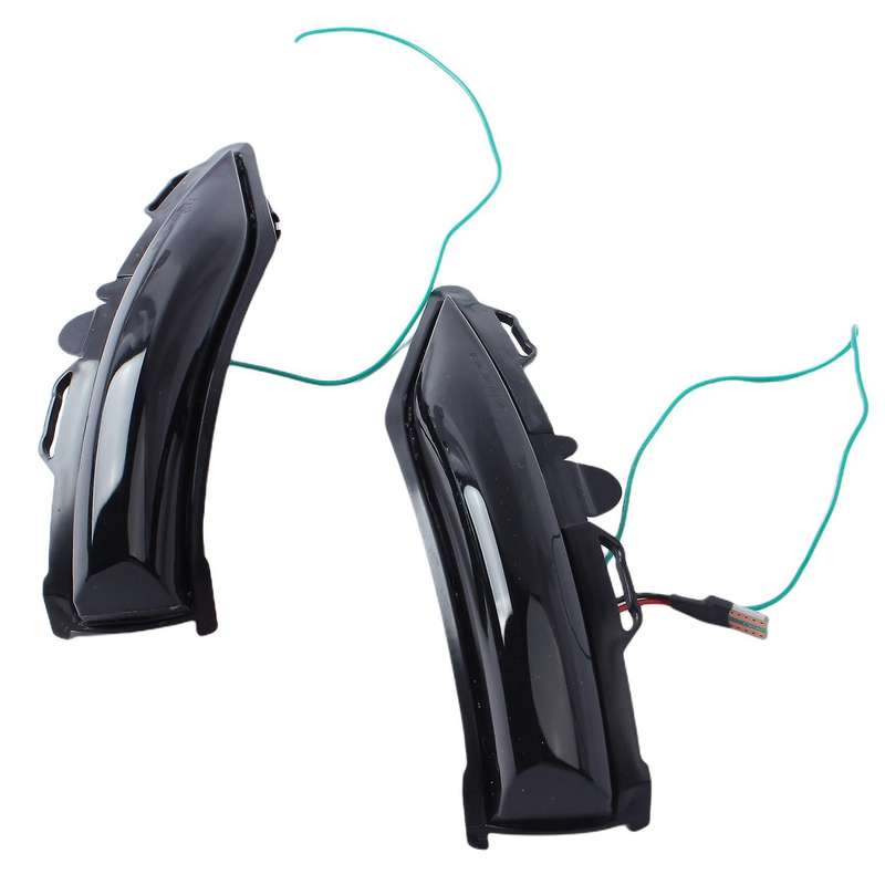 for Fiesta ST Line MK8 2019+ Car LED Dynamic Side Rearview Mirror Light Turn Signal Indicator Blue+Y