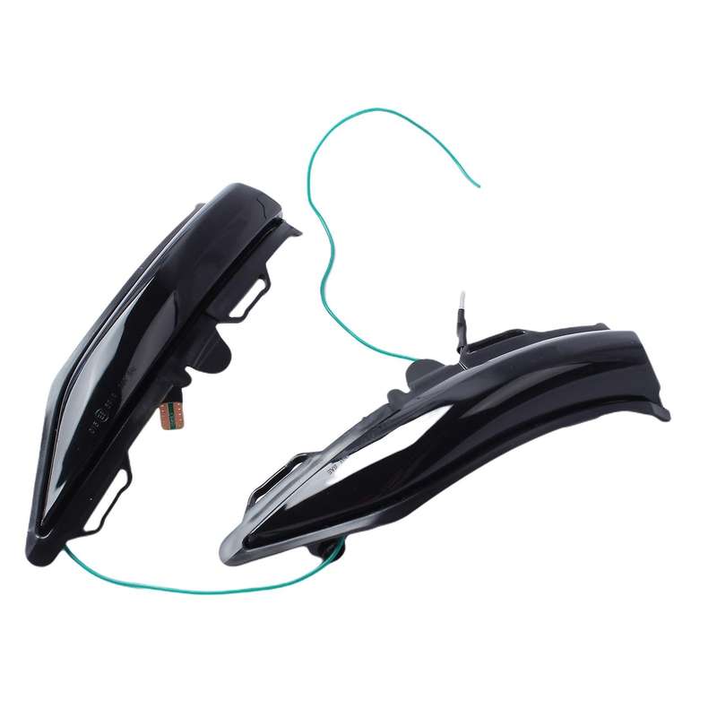 for Fiesta ST Line MK8 2019+ Car LED Dynamic Side Rearview Mirror Light Turn Signal Indicator Blue+Y