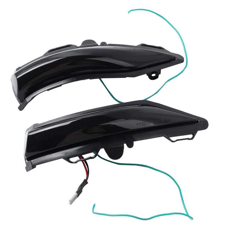 for Fiesta ST Line MK8 2019+ Car LED Dynamic Side Rearview Mirror Light Turn Signal Indicator Blue+Y