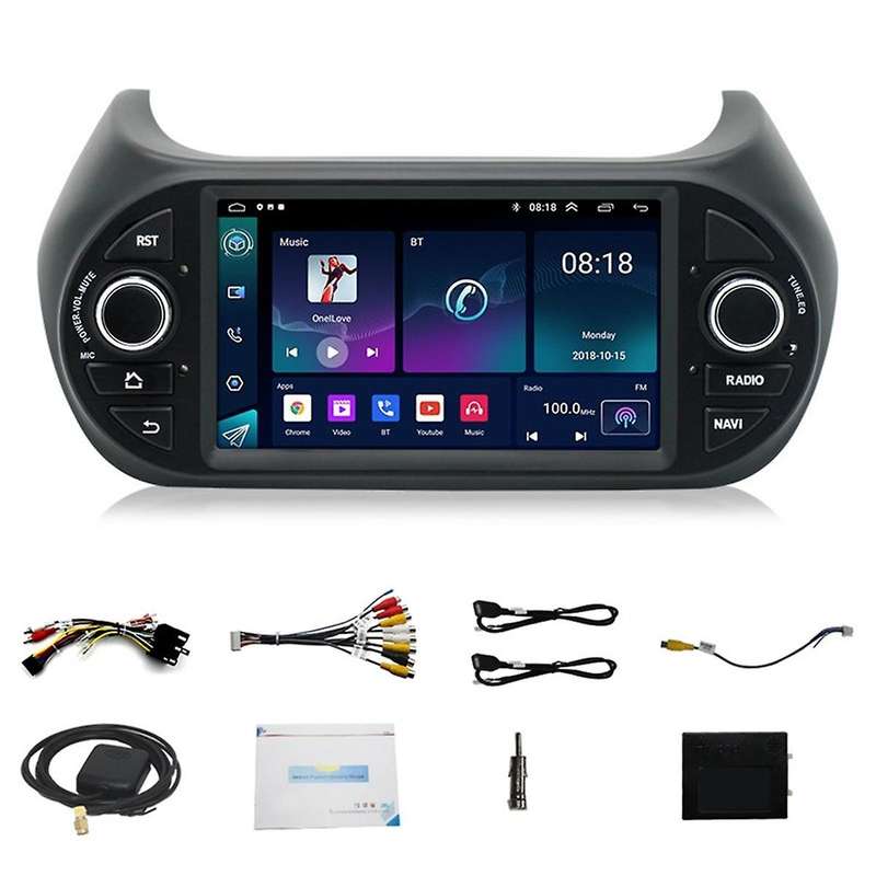 for Fiorino Bipper GPS Carplay Android Car 4G Radio Car Multimedia Player 7 Inch, 1+32GB