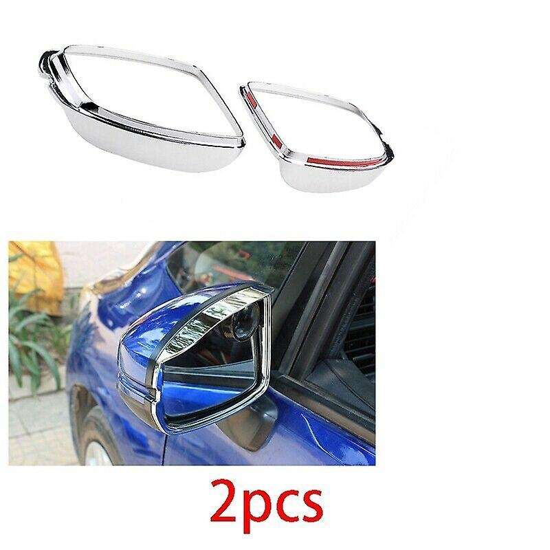 for FIT JAZZ 2014-2020 Car Rearview Mirror Block Rain Eyebrow Frame Cover Trim Accessories 2Pcs