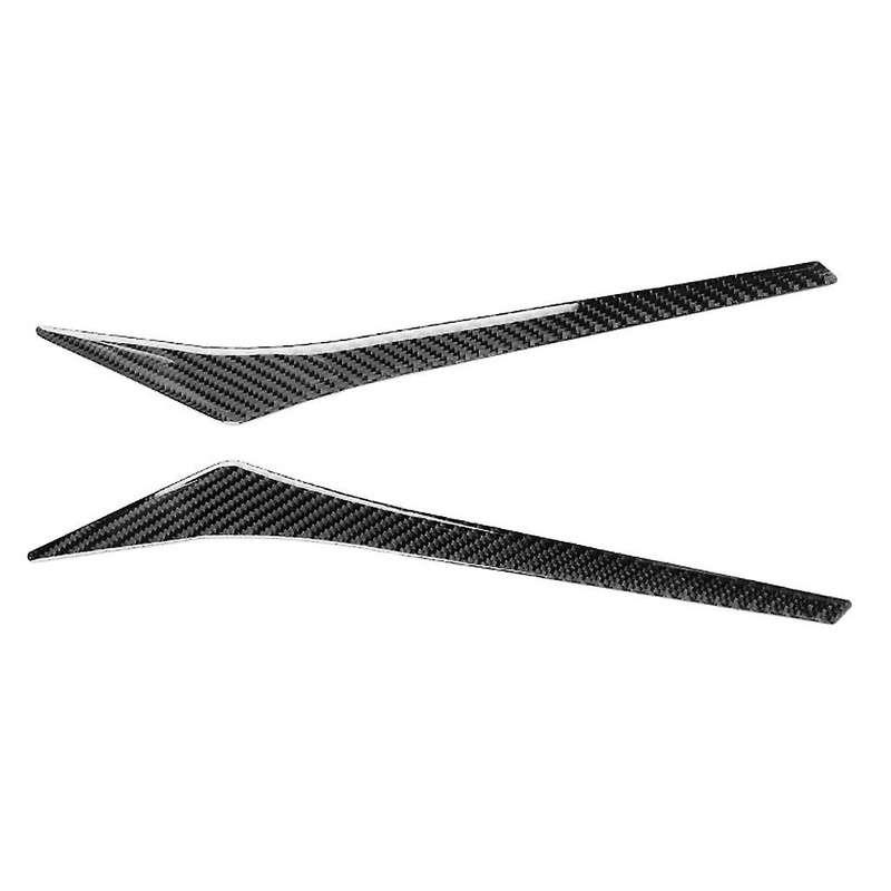for Fit Jazz 2014-2016 Carbon Fiber Headlights Eyebrows Cover Eyelash head light lamp Stickers Car A