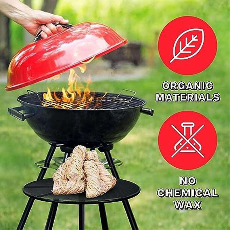 for Fireplace, BBQ, Grill, Campfires, Woodstove - Charcoal - Weather-Resistant