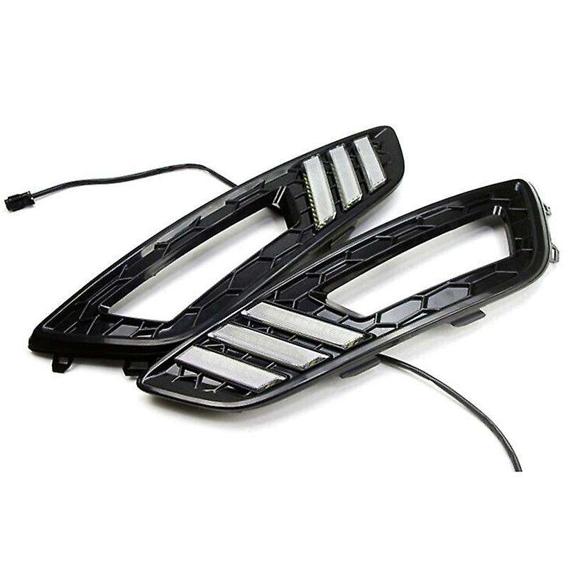 for Focus 3 2015 2016 2017 Car Drl Daytime Running Lights Led Turning Signal Fog Lamp On Car More Br