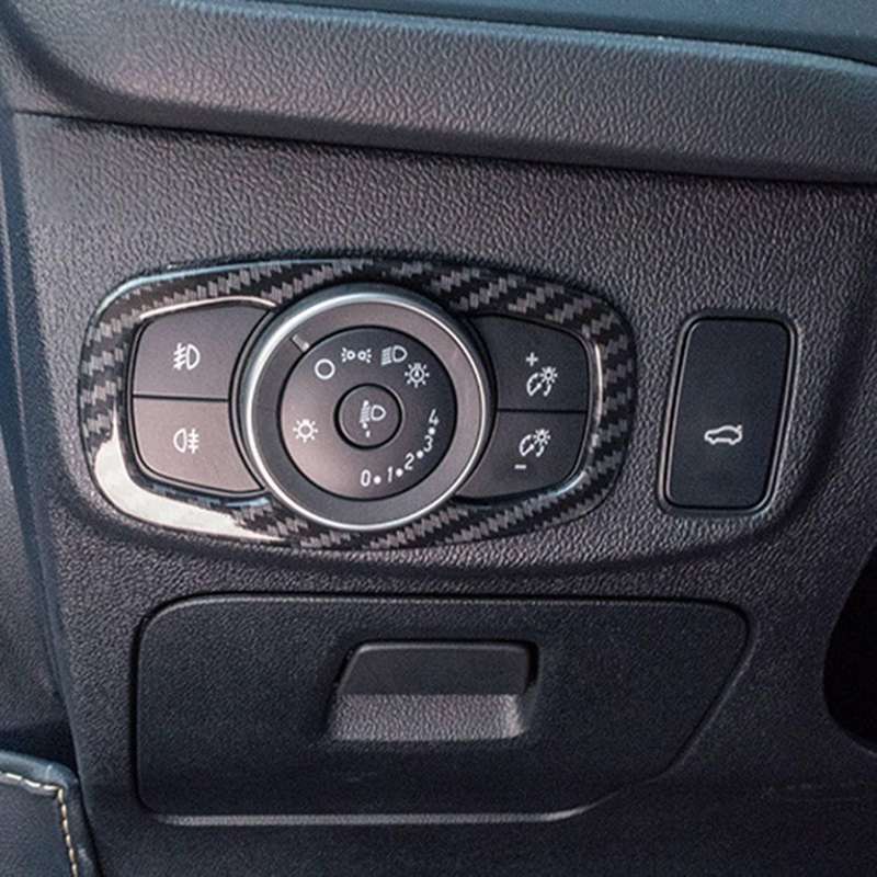 for Focus 2019 2020 Car Head Light Lamps Adjustment Switch Cover Trim Accessories B